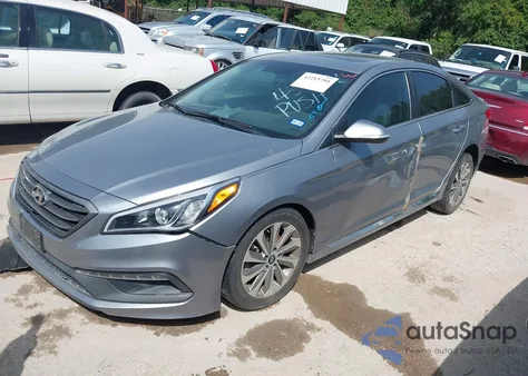 2016 Hyundai Sonata Sport z USA, uszkodzony, nr VIN 5NPE34AF4GH433521